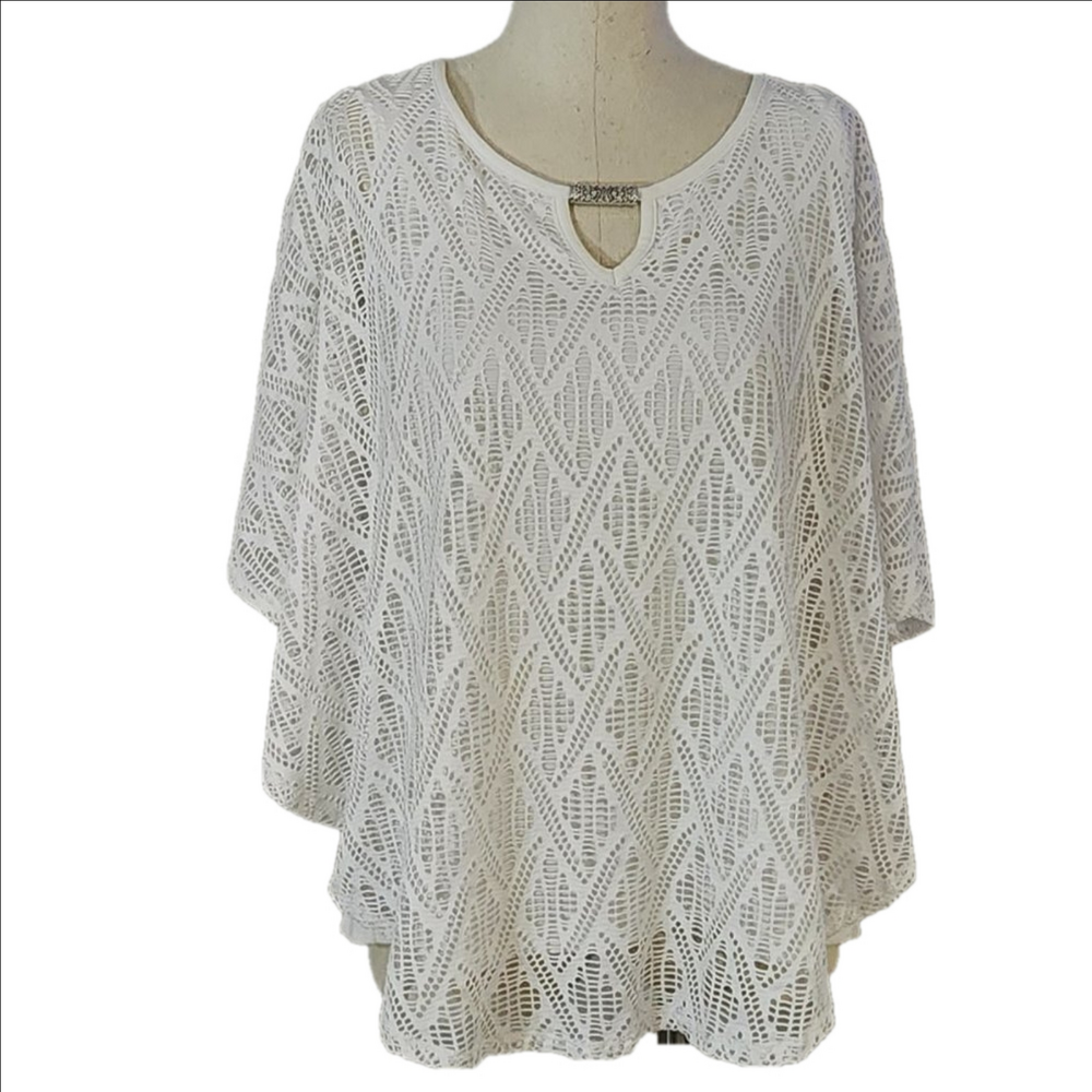 JM COLLECTION BUTTERFLY TOP